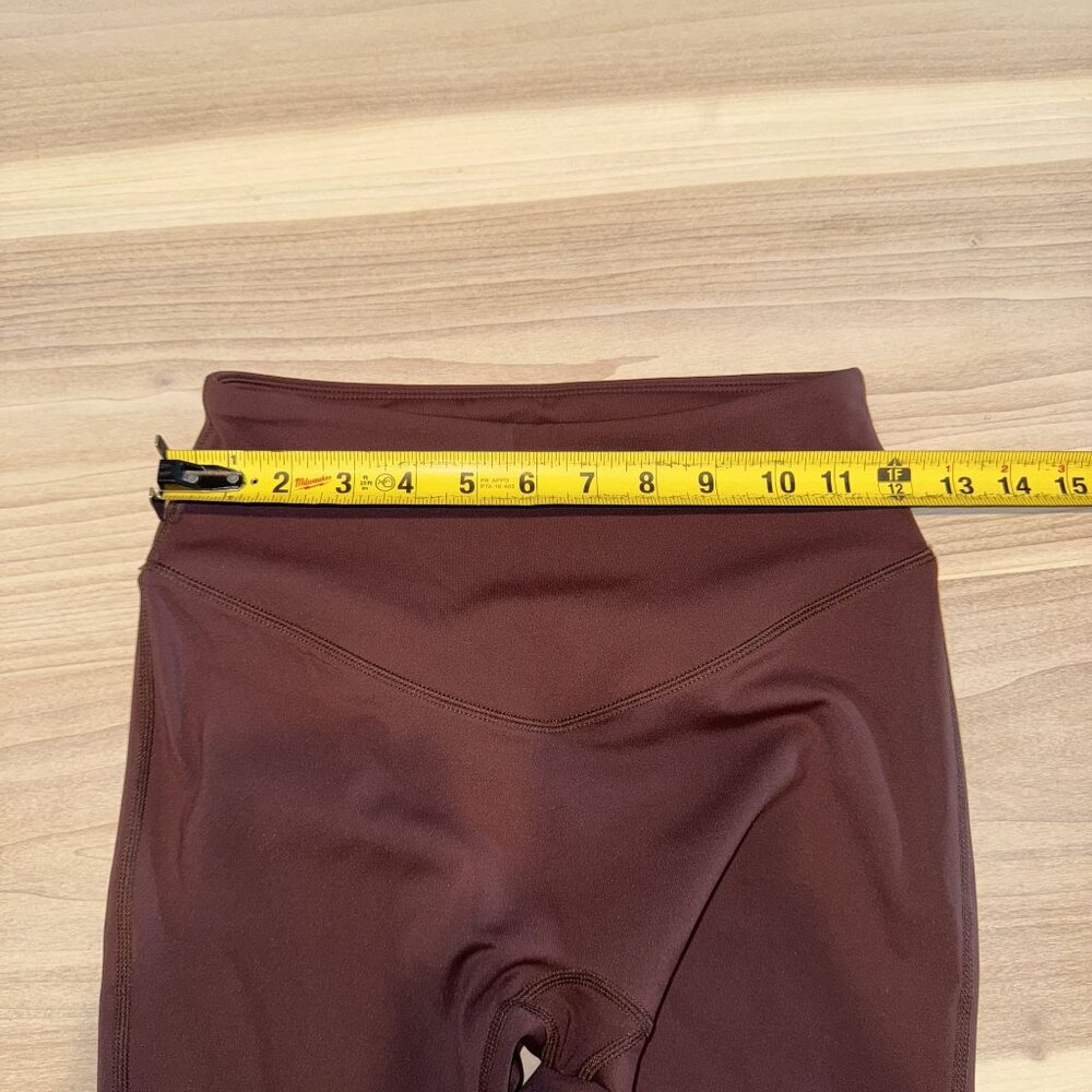 NWOT EXHALI x Apres Hours Staple Brown Athletic Leggings Women's X-Small XS - Picture 7 of 8